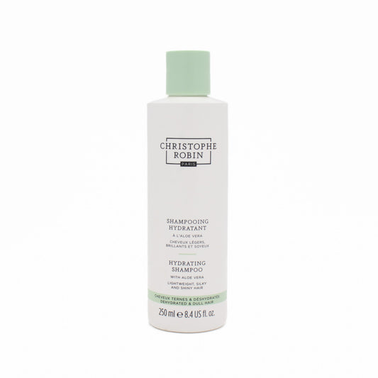 Christophe Robin Hydrating Shampoo With Aloe Vera 250ml - Imperfect Container