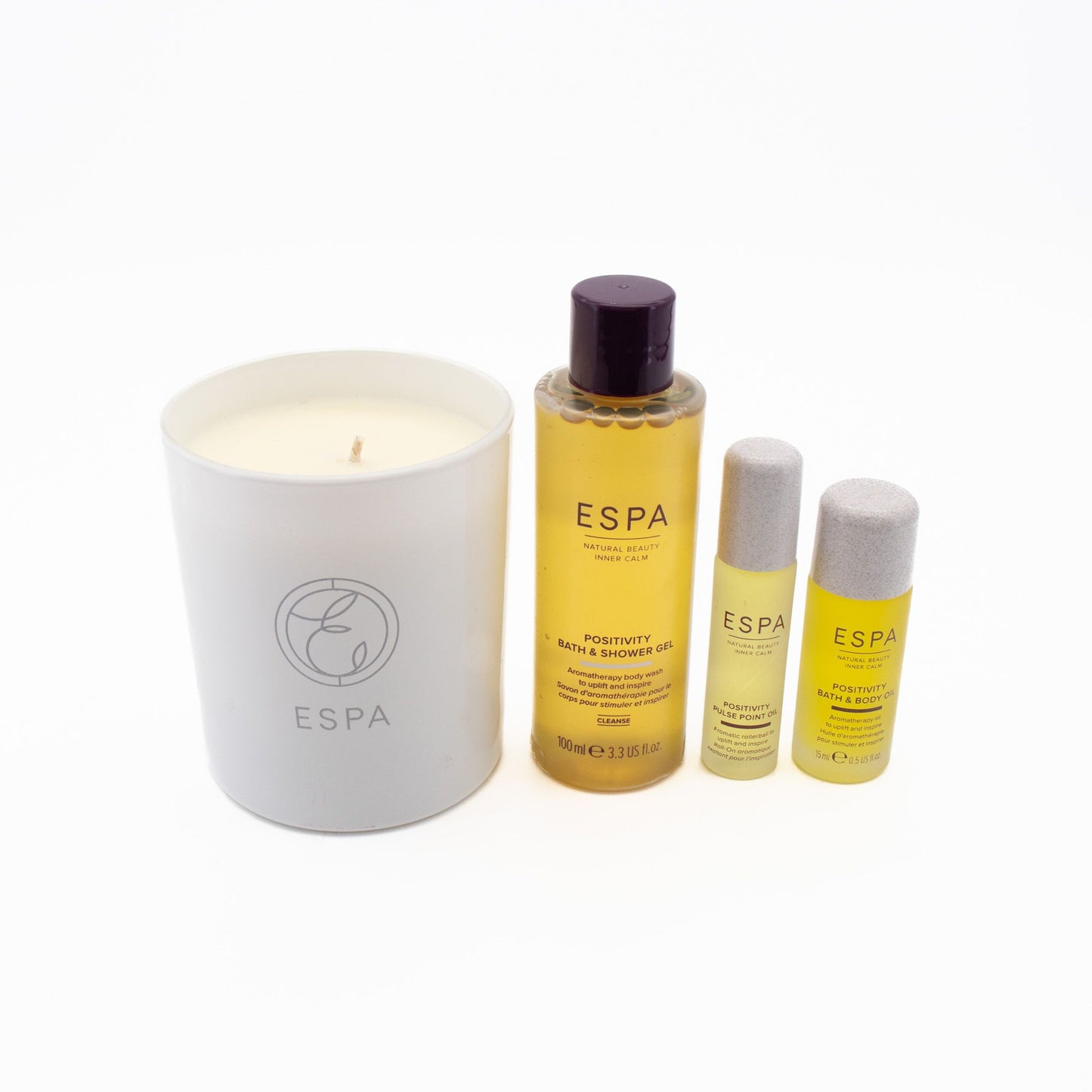 ESPA Positivity Collection Green 4 Piece Gift Set - Imperfect Box