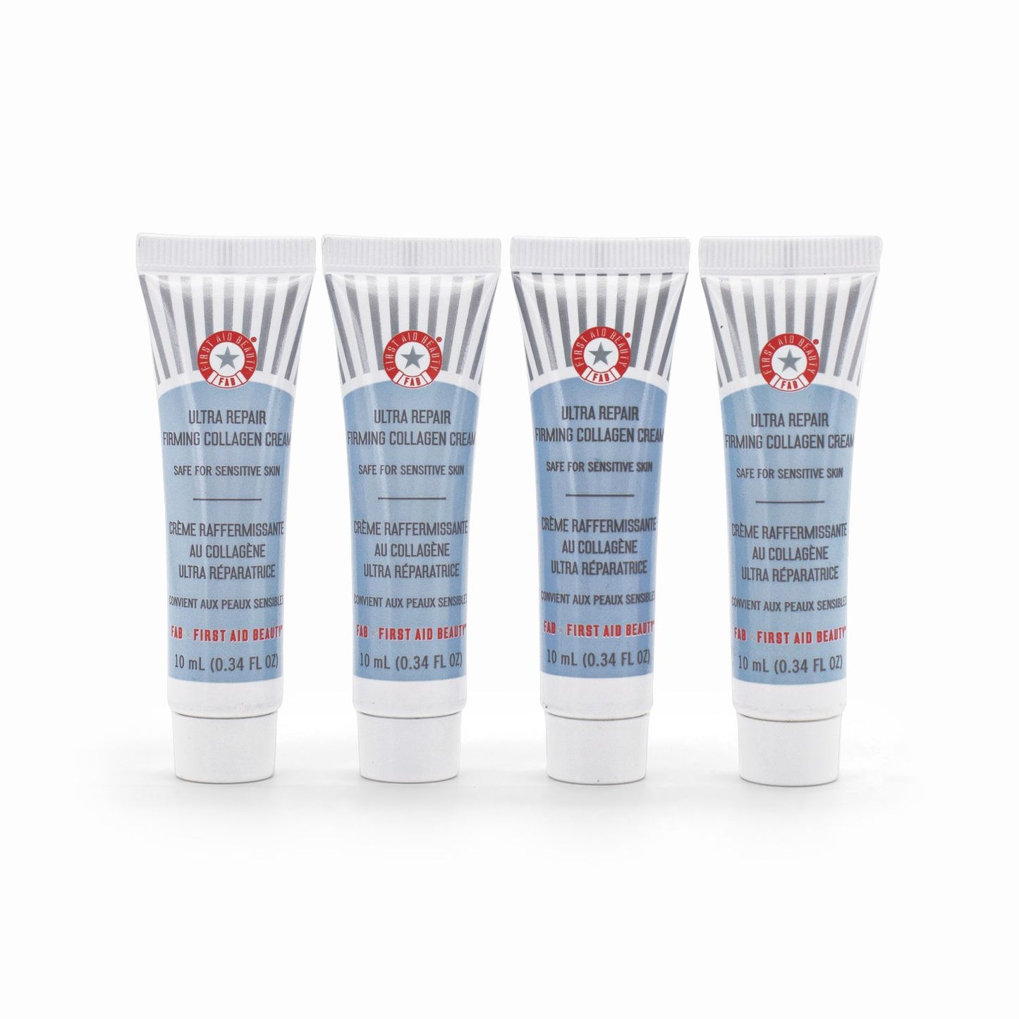 4 x First Aid Beauty Ultra Repair Firming Collagen Cream 10ml - Imperfect Container