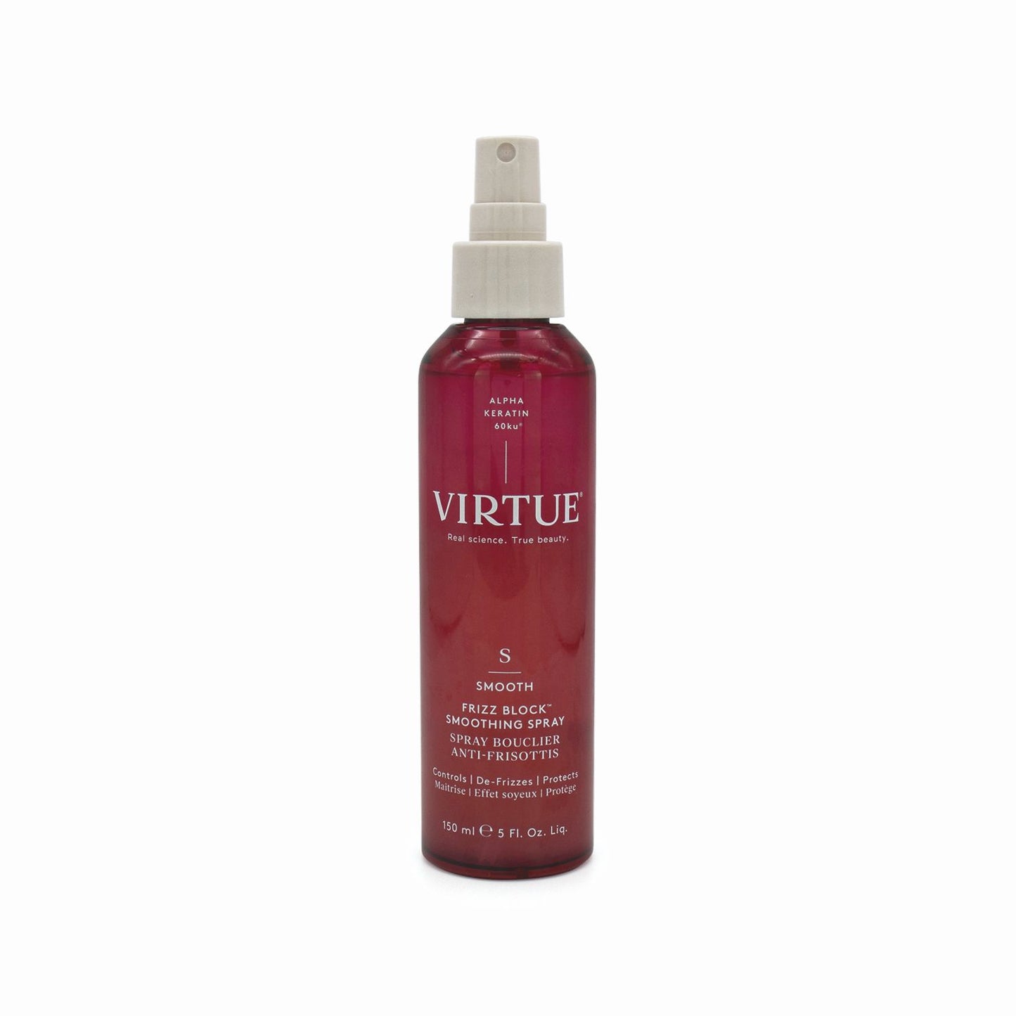 VIRTUE Frizz Block Smoothing Spray 150ml - Missing Lid