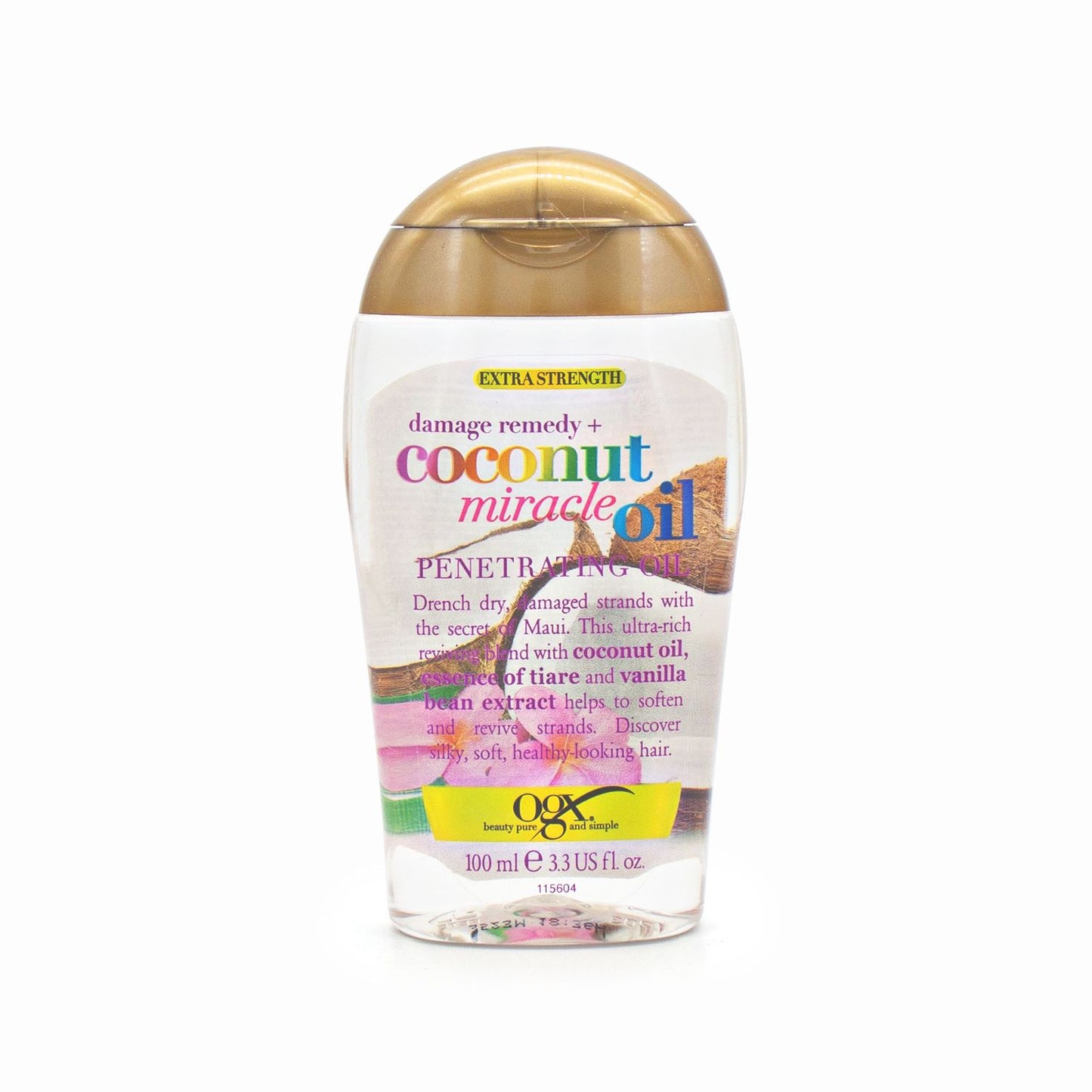 OGX Coconut Miracle Oil Penetrating Oil 100ml - Imperfect Container