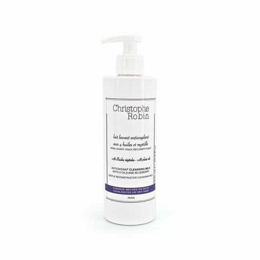 Christophe Robin Antioxidant Cleansing Hair Milk 400ml - Imperfect Container