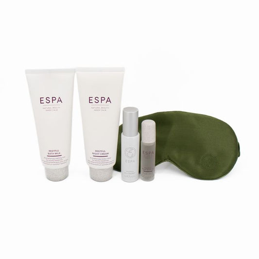 ESPA Green Restful Collection With Silk Eye Mask - Imperfect Box