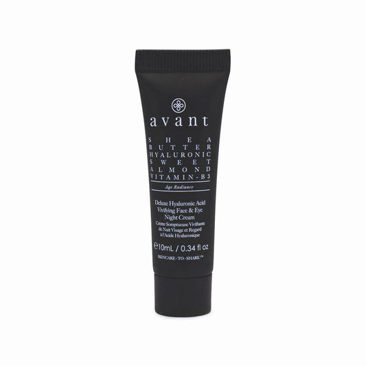 Avant Hyaluronic Acid Vivifying Face & Eye Night Cream 10ml - Imperfect Container