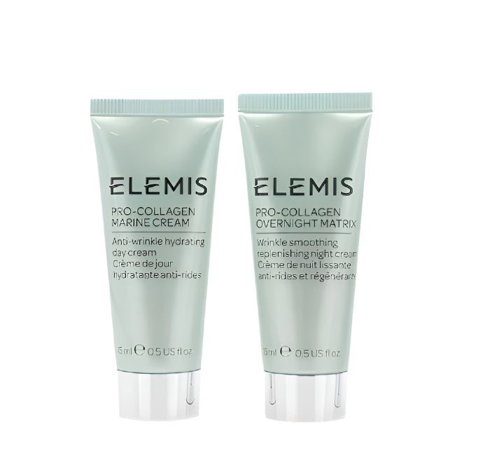 Elemis Pro-Collagen Duo Marine Cream & Overnight Matrix 2 x 15ml - New