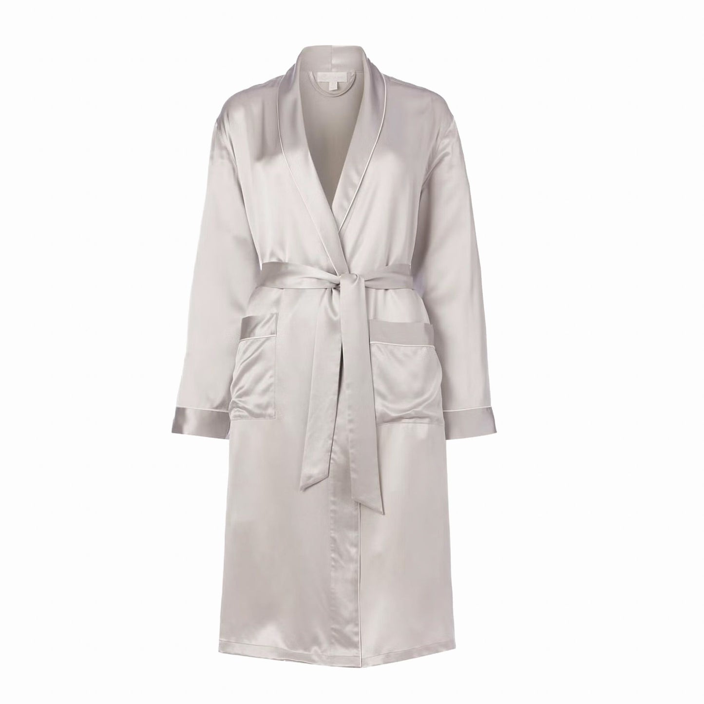 ESPA Lunar Silk Robe L/XL Moonlight Grey - Imperfect Box