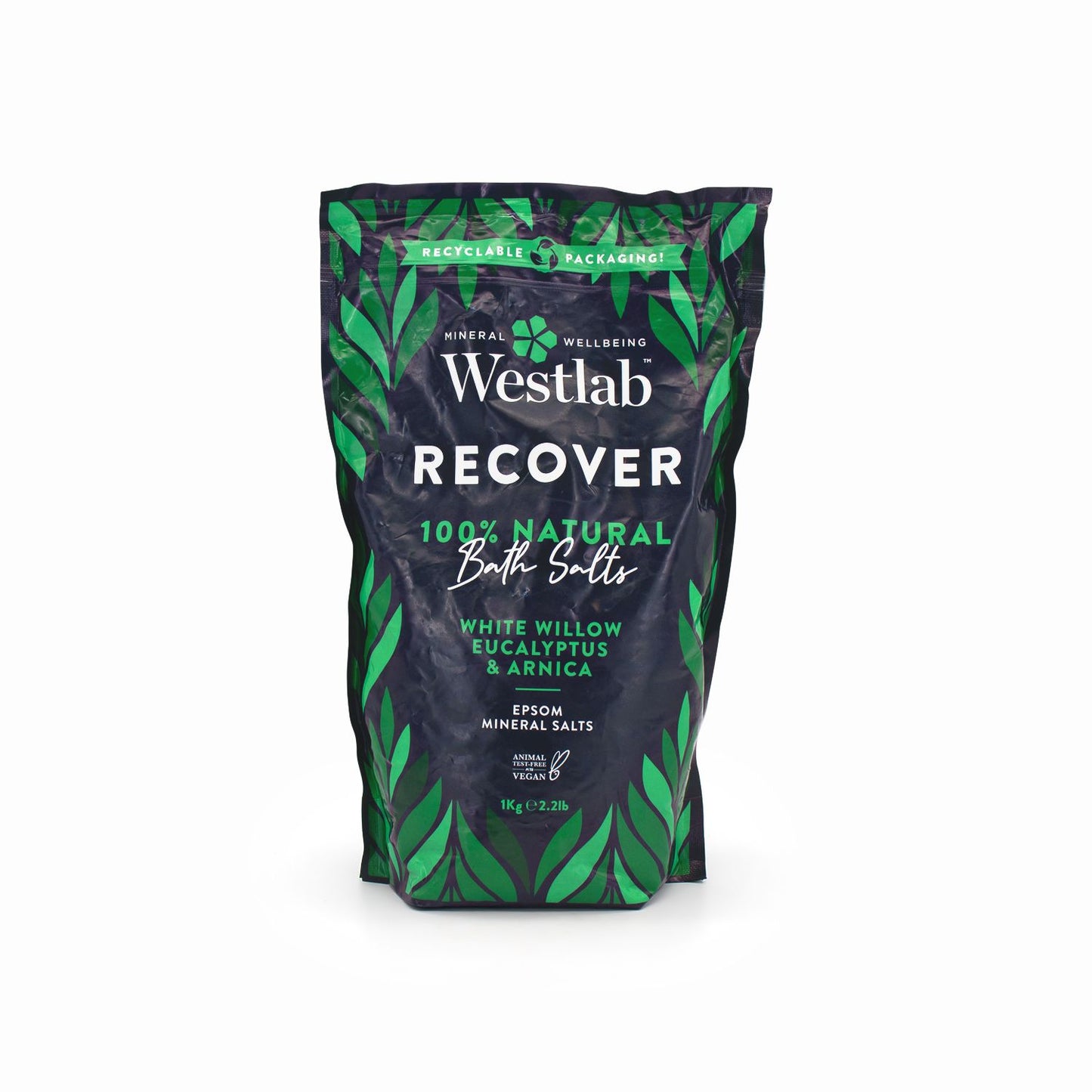 Westlab Recover Bathing Salt 1kg - Imperfect Container