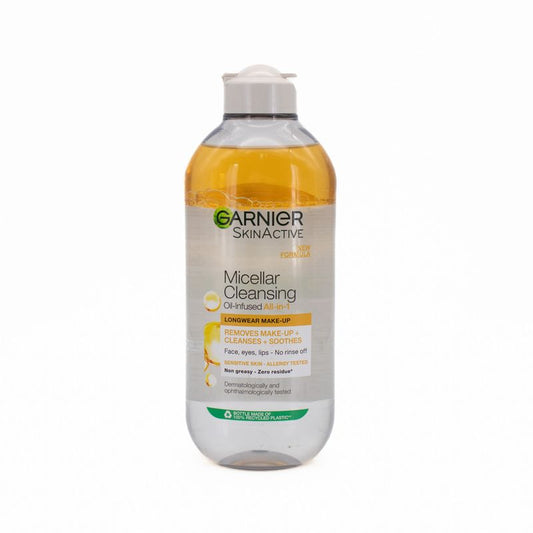 Garnier Micellar Water Oil Infused Facial Cleanser 400ml - Imperfect Container