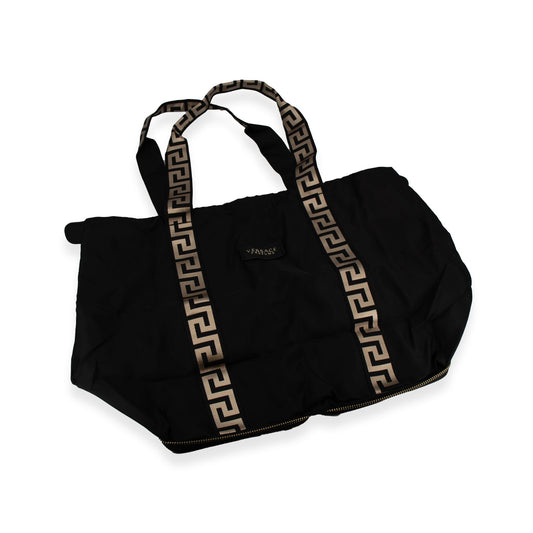 Versace Parfums Black and Gold Folding Tote Bag - Missing Box