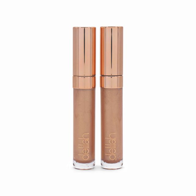 2 x deliah Pure Light Liquid Radiance Highlighter Mini 6.5ml Lunar - Missing Box