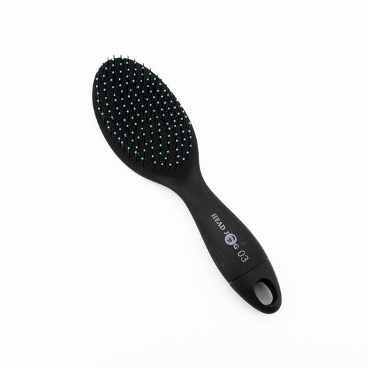 Head Jog Oval Paddle Hair Brush No.3 Black - Imperfect Box