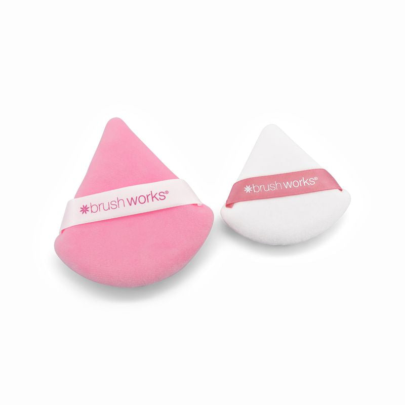 Brushworks Triangle Powder Puff Duo - Imperfect Box