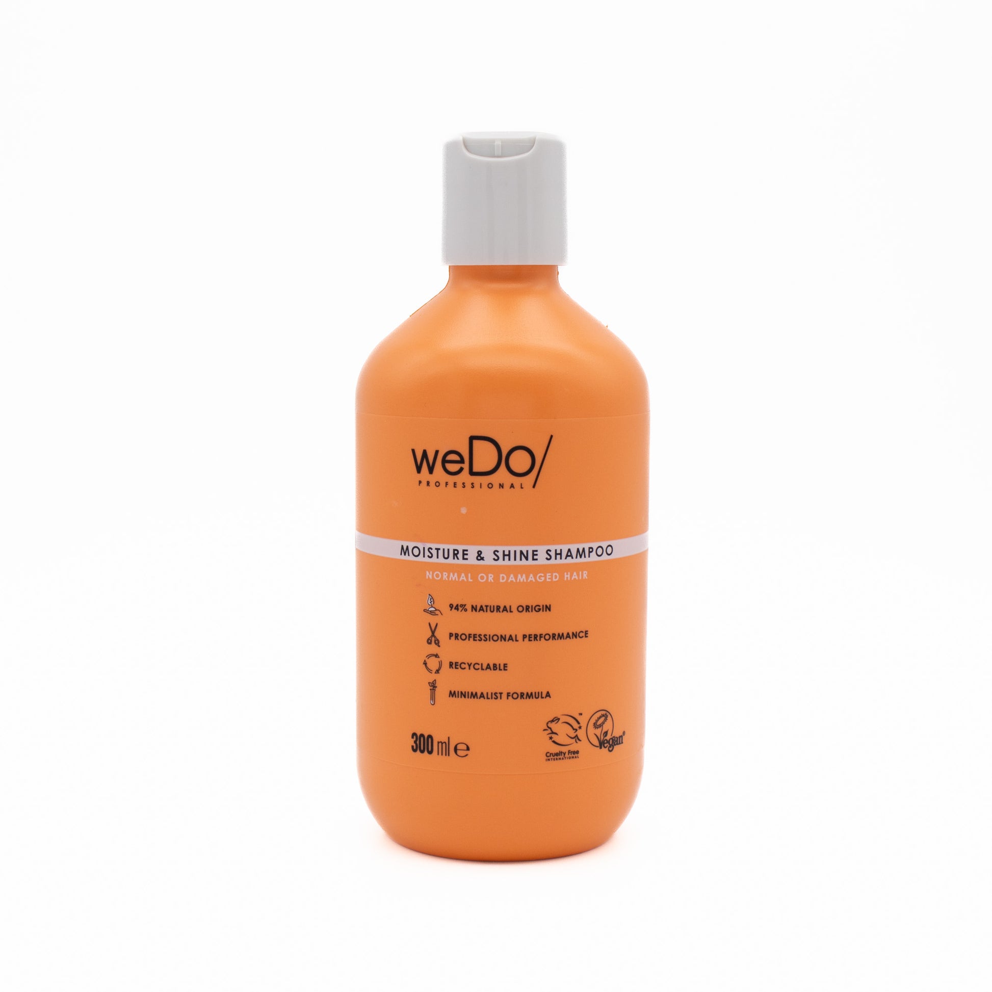 weDo Professional Moisture and Shine Shampoo 300ml - Imperfect Container - This is Beauty UK