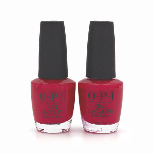 2 x OPI Nail Lacquer 15ml Dutch Tulips - Imperfect Container