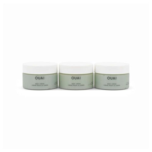 3 x OUAI Body Creme 30g with Cupuaçu Butter & Coconut Oil - Imperfect Container