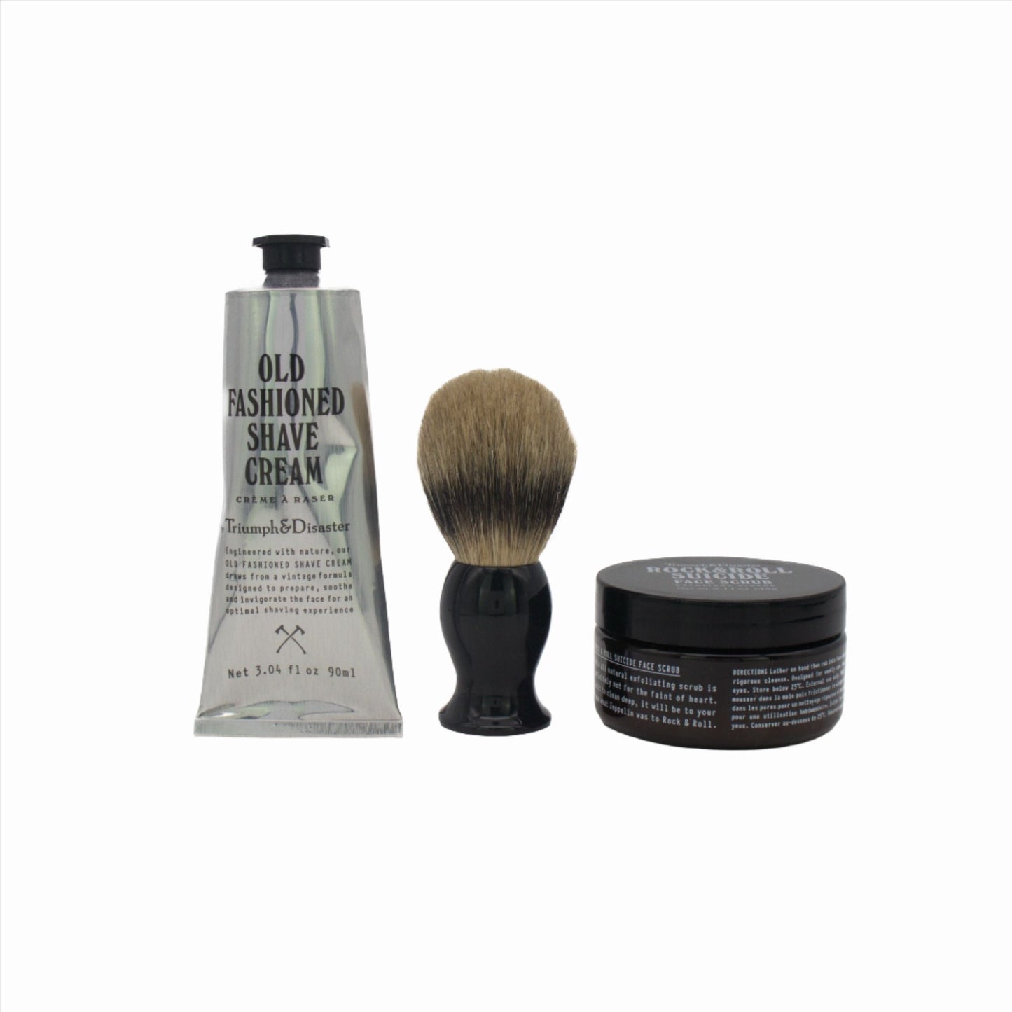 Triumph & Disaster Stash Box 3 Piece Set Cream, Brush & Scrub - Imperfect Box