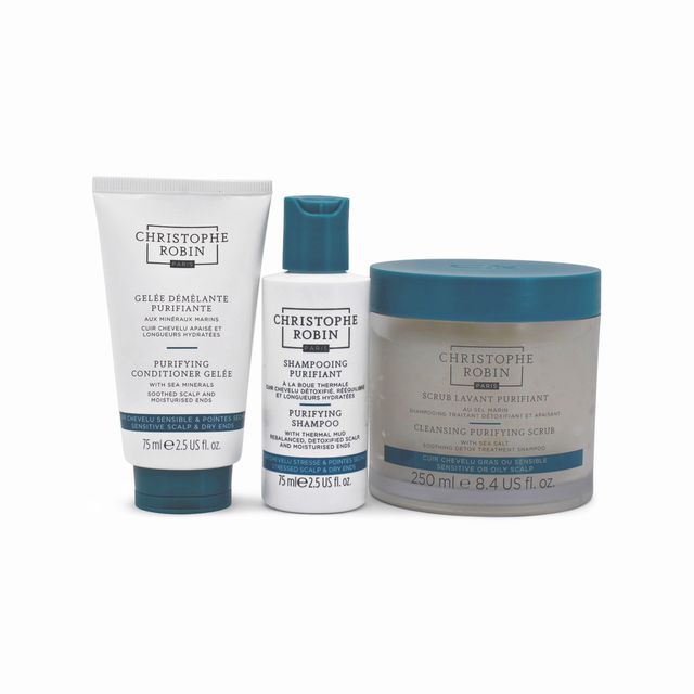 Christophe Robin Hair Detox Ritual 3 Piece Set - Imperfect Box