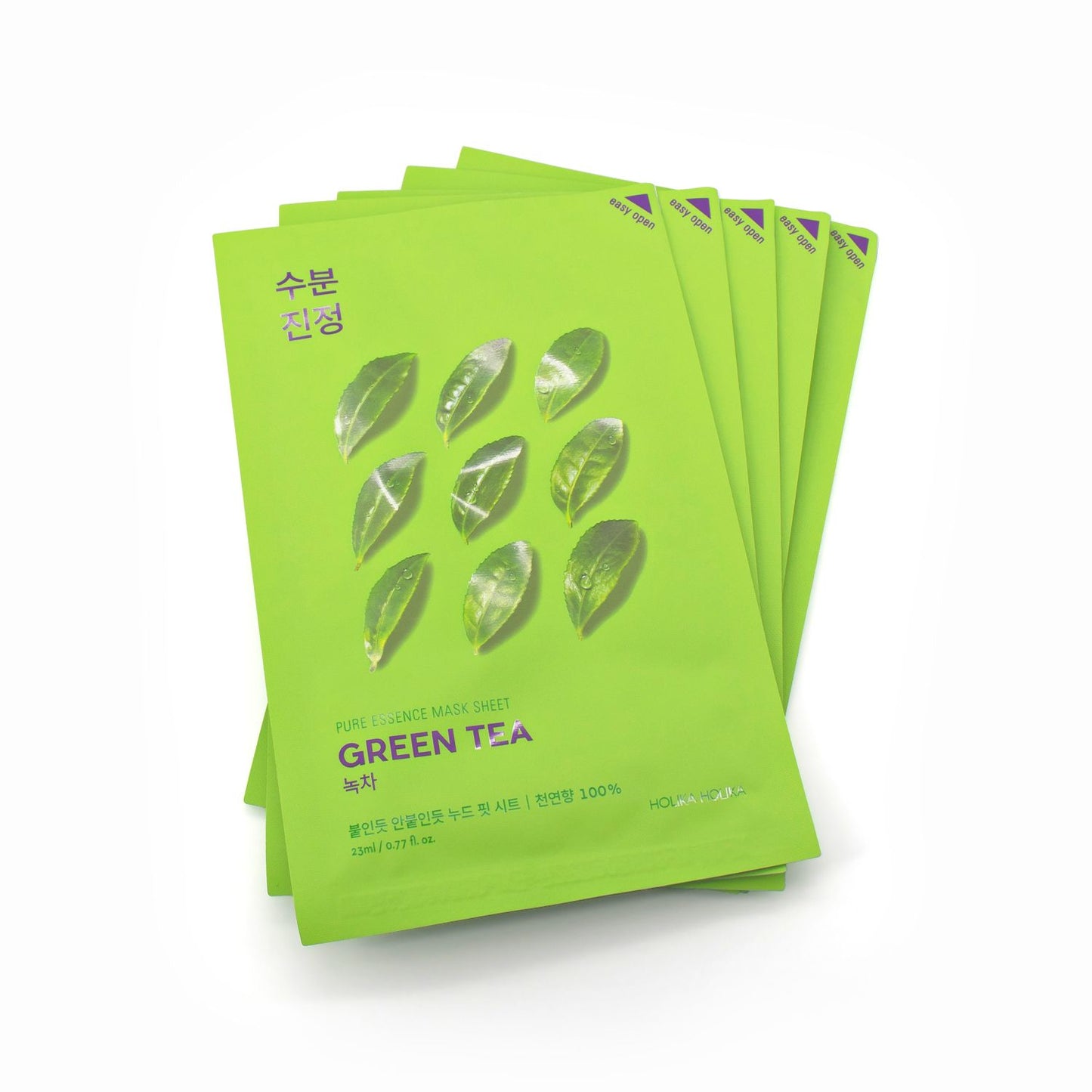 Holika Holika Green Tea Mask Sheet 5 Masks 115ml - Imperfect Box