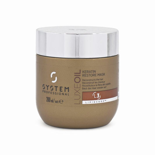 System Professional LuxeOil L3 Keratin Restore Mask 200ml - Imperfect Container