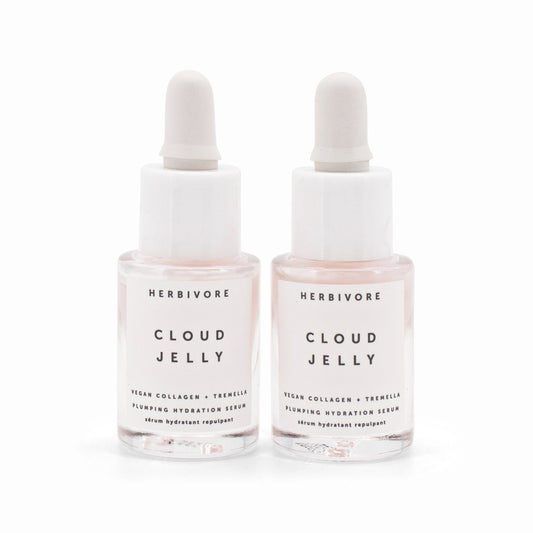 2 x Herbivore Cloud Jelly Plumping Hydration Serum 3.3ml - Imperfect Box